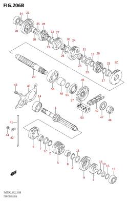 206B - TRANSMISSION (K4,K5,K6,K7)