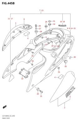 445B - FRAME COVER (K9)