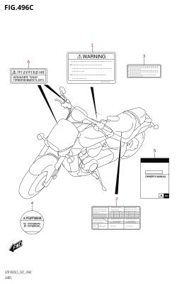 496C - LABEL (VZR1800UF:L5:E19)