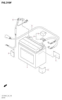 310F - BATTERY (GSX1300RUF:L1:E19)