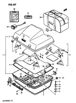 087 - TRAVEL TRUNK GV1400GDG /​ GTG