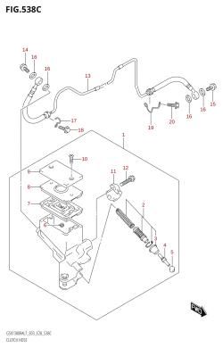 538C - CLUTCH HOSE (GSX1300RA:L7:E33)