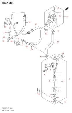 558B - REAR MASTER CYLINDER (GSF650A,GSF650SA,GSF650UA,GSF650SUA)