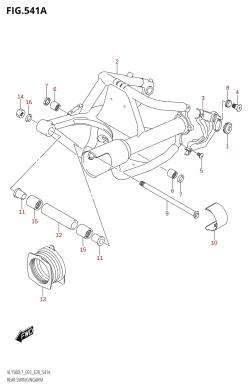 541A - REAR SWINGINGARM