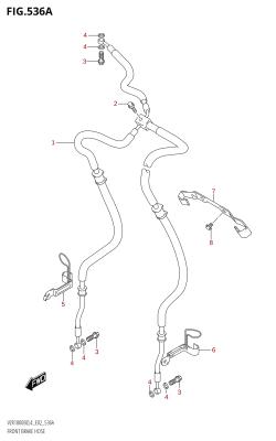 536A - FRONT BRAKE HOSE