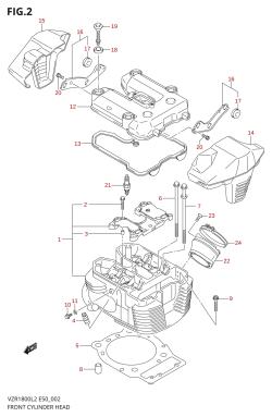 002 - FRONT CYLINDER HEAD