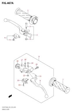 467A - HANDLE LEVER