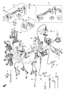 37A - WIRING HARNESS (AN650K4)