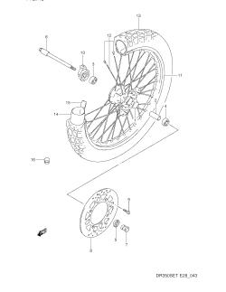 043 - FRONT WHEEL