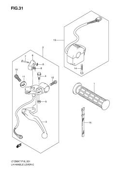 031 - LH HANDLE LEVER