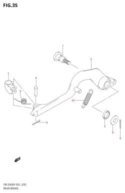 035 - REAR BRAKE (WITH OUT E24)