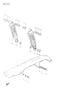 055 - CHAIN CASE - SHOCK ABSORBER
