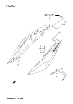 36D - FRAME COVER (GS500FK5)