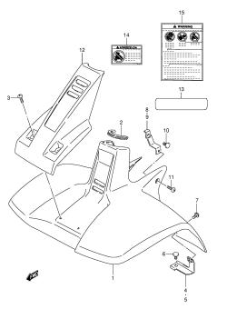 17A - FRONT FENDER (MODEL K1)