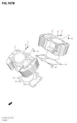 107B - CYLINDER (VL1500B:L4:E24)