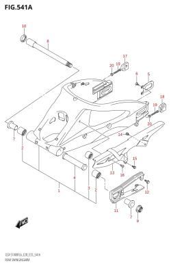 541A - REAR SWINGINGARM