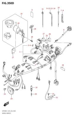 350D - WIRING HARNESS (VZR1800BZ:L7:E33)