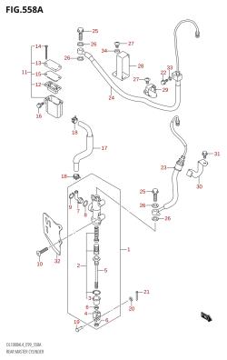 558A - REAR MASTER CYLINDER