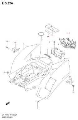 32A - REAR FENDER (MODEL L0)