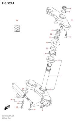 524A - STEERING STEM