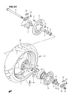 053 - REAR WHEEL (MODEL N /​ P)