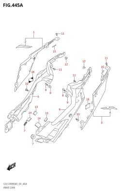 445A - FRAME COVER
