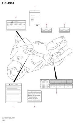 496A - LABEL (GSX1300R:L1:E14)