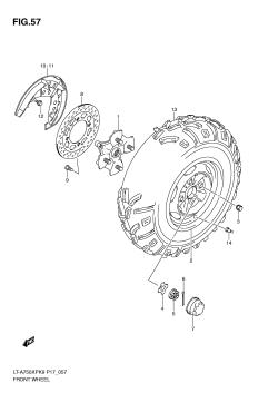 057 - FRONT WHEEL