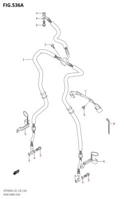 536A - FRONT BRAKE HOSE