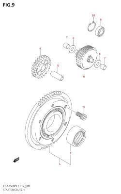 009 - STARTER CLUTCH