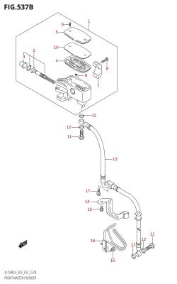 537B - FRONT MASTER CYLINDER (VL1500:L4:E33)