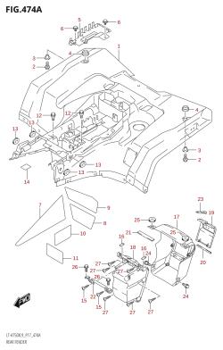 474A - REAR FENDER (LT-A750X:L9:P17)