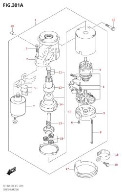 301A - STARTING MOTOR