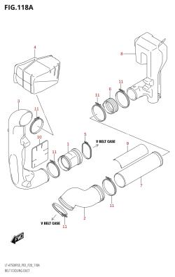 118A - BELT COOLING DUCT