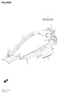 445D - FRAME COVER (AN400ZA:L5:E02)