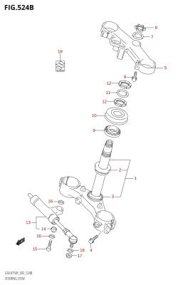 524B - STEERING STEM (P37)