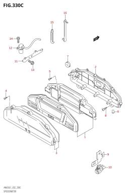 330C - SPEEDOMETER (AN650A:L1:E19)