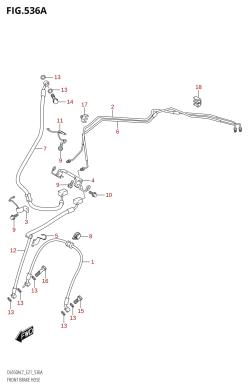 536A - FRONT BRAKE HOSE