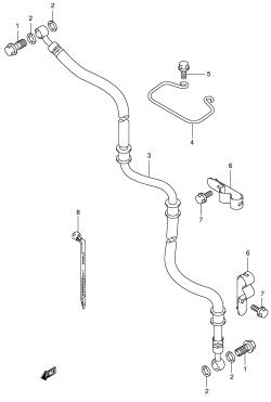 057 - FRONT BRAKE HOSE