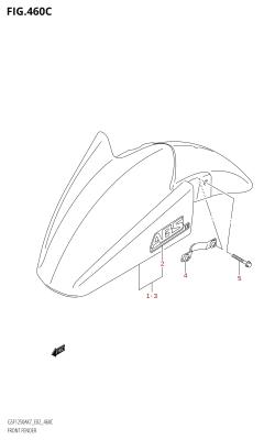 460C - FRONT FENDER (L0)
