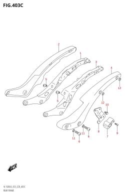 403C - REAR FRAME (VL1500B:L8:E33)