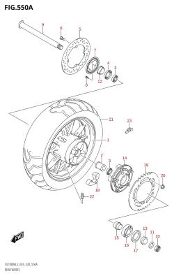 550A - REAR WHEEL