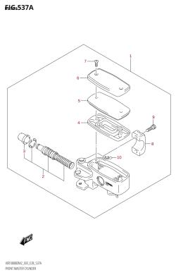 537A - FRONT MASTER CYLINDER