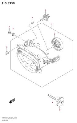 333B - HEADLAMP (VZR1800BZ:L7:E03)