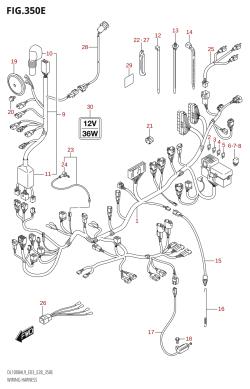 350E - WIRING HARNESS (DL1000A:L9:E28)
