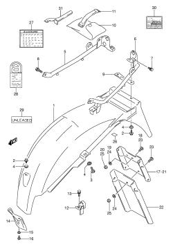 40A - REAR FENDER (MODEL S)