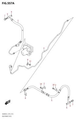 557A - REAR BRAKE HOSE