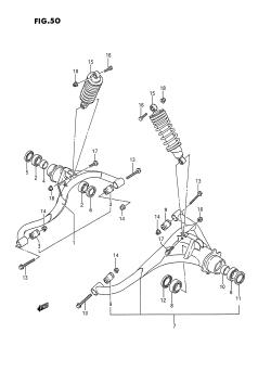 050 - REAR SUSPENSION ARM