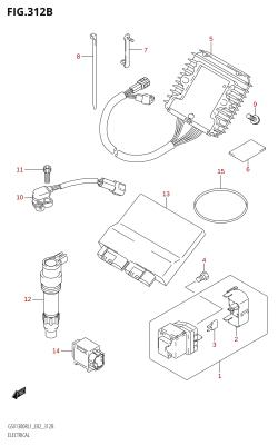 312B - ELECTRICAL (GSX1300R:L1:E19)