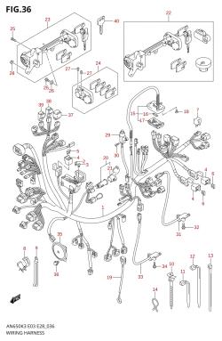 036 - WIRING HARNESS (AN650K3)